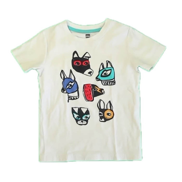 Tea Collection Other - Tea Collection Boys Ivory Dogs T-Shirt size: 5T